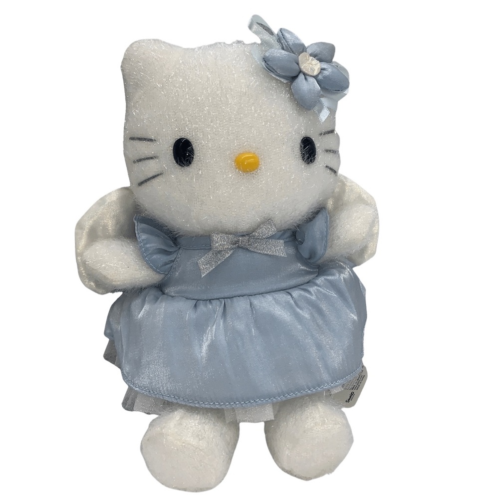 Blue Hello Kitty Angel Sanrio Plush 2001 Vintage Rare
